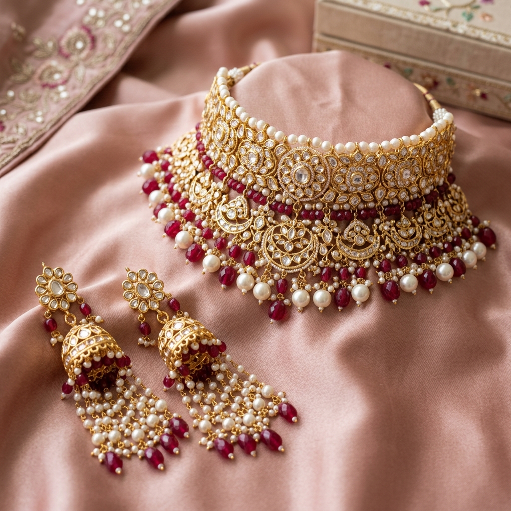 Noor-E-Khas Royal Kundan Necklace